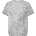 unisex light grey marble wash t shirt with vintage texture and crew neckline ideal for streetwear and casual minimalist outfits
