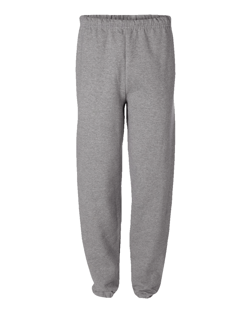 JERZEES Oxford Grey fleece joggers with elastic waistband, side pockets, and elastic ankles – custom apparel by Print-MO
