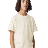American Apparel 2001Y Youth Fine Jersey Tee in Cream, front view