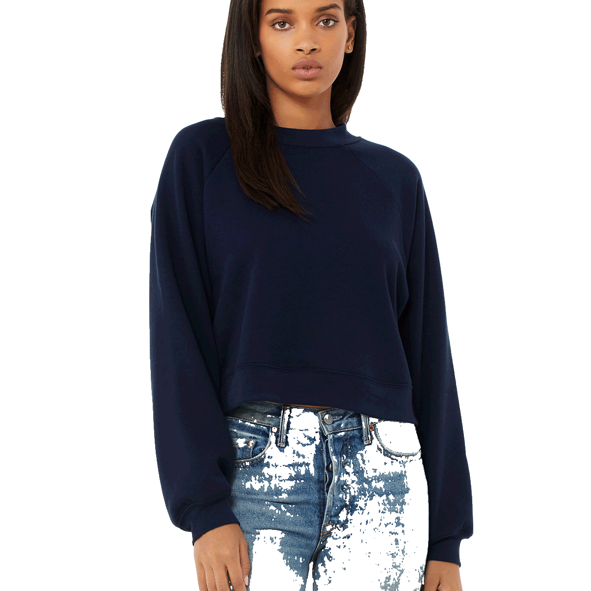 Bella + Canvas Ladies' Raglan Pullover Fleece