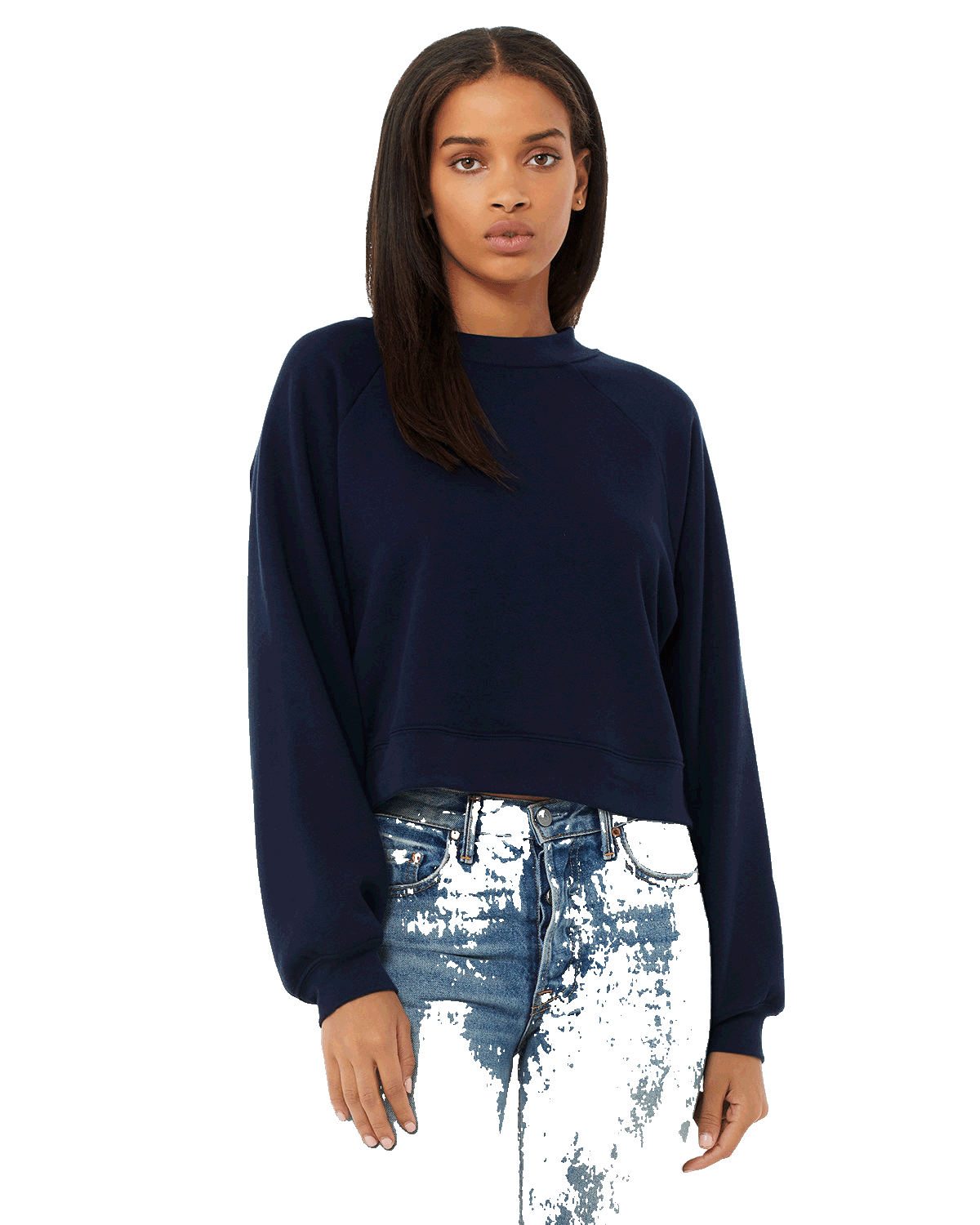 Bella + Canvas Ladies' Raglan Pullover Fleece