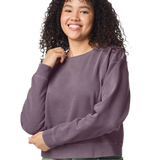 Comfort Colors - Women's Garment-Dyed Mid-Length Crewneck Sweatshirt - 1566L