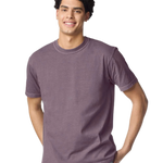 Comfort Colors 1717 heavyweight T-shirt in Dusk, shown on a model from the front.