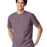 Comfort Colors 1717 heavyweight T-shirt in Dusk, shown on a model from the front.