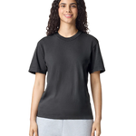 Comfort Colors 1717 heavyweight T-shirt in Graphite, shown on a model from the front.