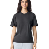 Comfort Colors 1717 heavyweight T-shirt in Graphite, shown on a model from the front.