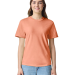 Comfort Colors 1717 heavyweight T-shirt in Terracotta, shown on a model from the front.
