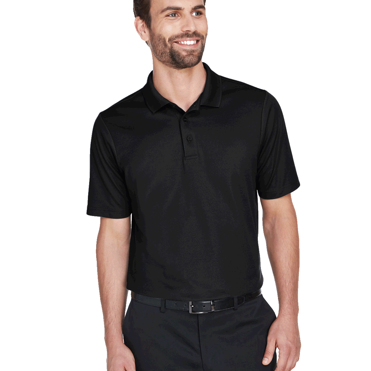 Devon & Jones CrownLux Performance Men's Plaited Polo