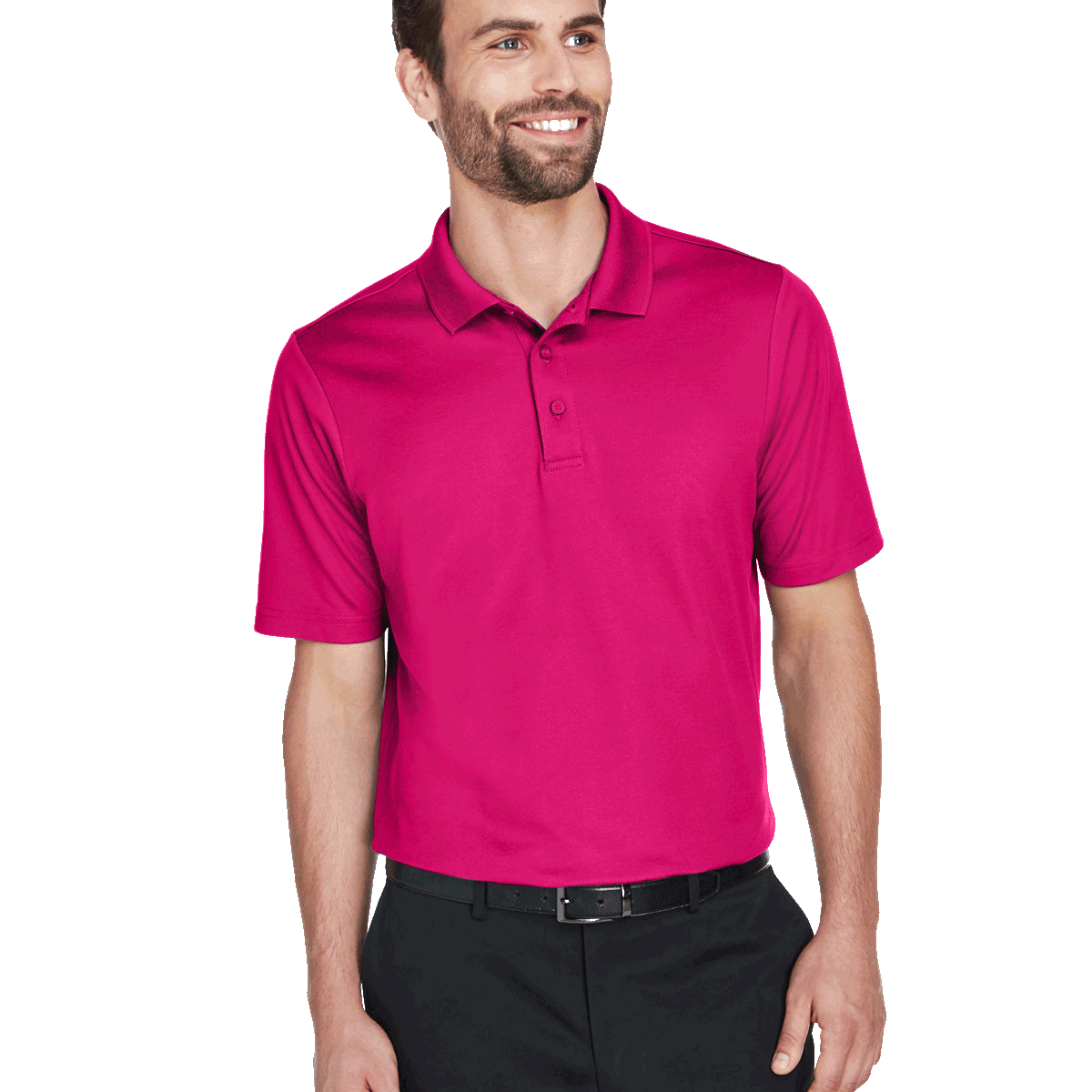 Devon & Jones CrownLux Performance Men's Plaited Polo