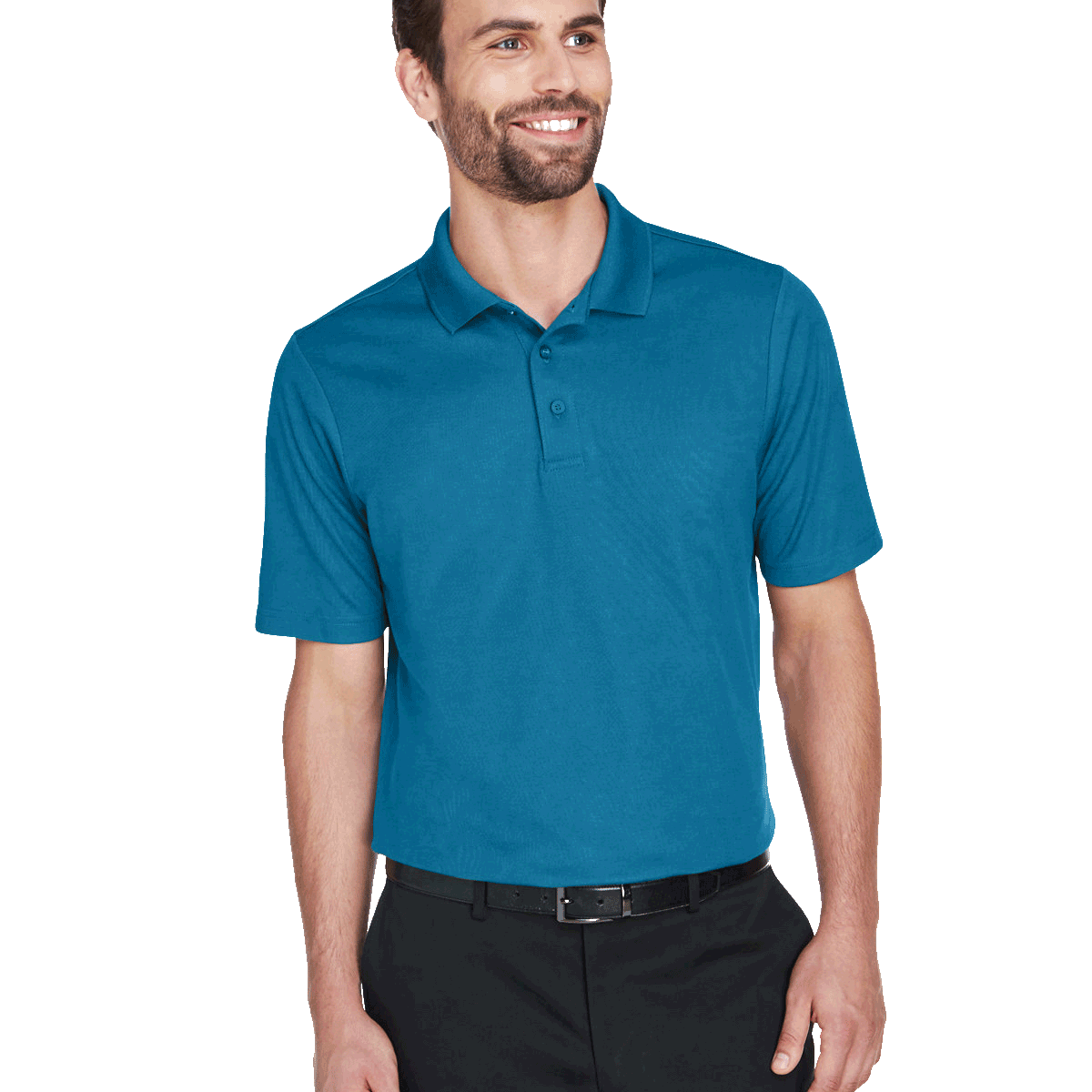 Devon & Jones CrownLux Performance Men's Plaited Polo