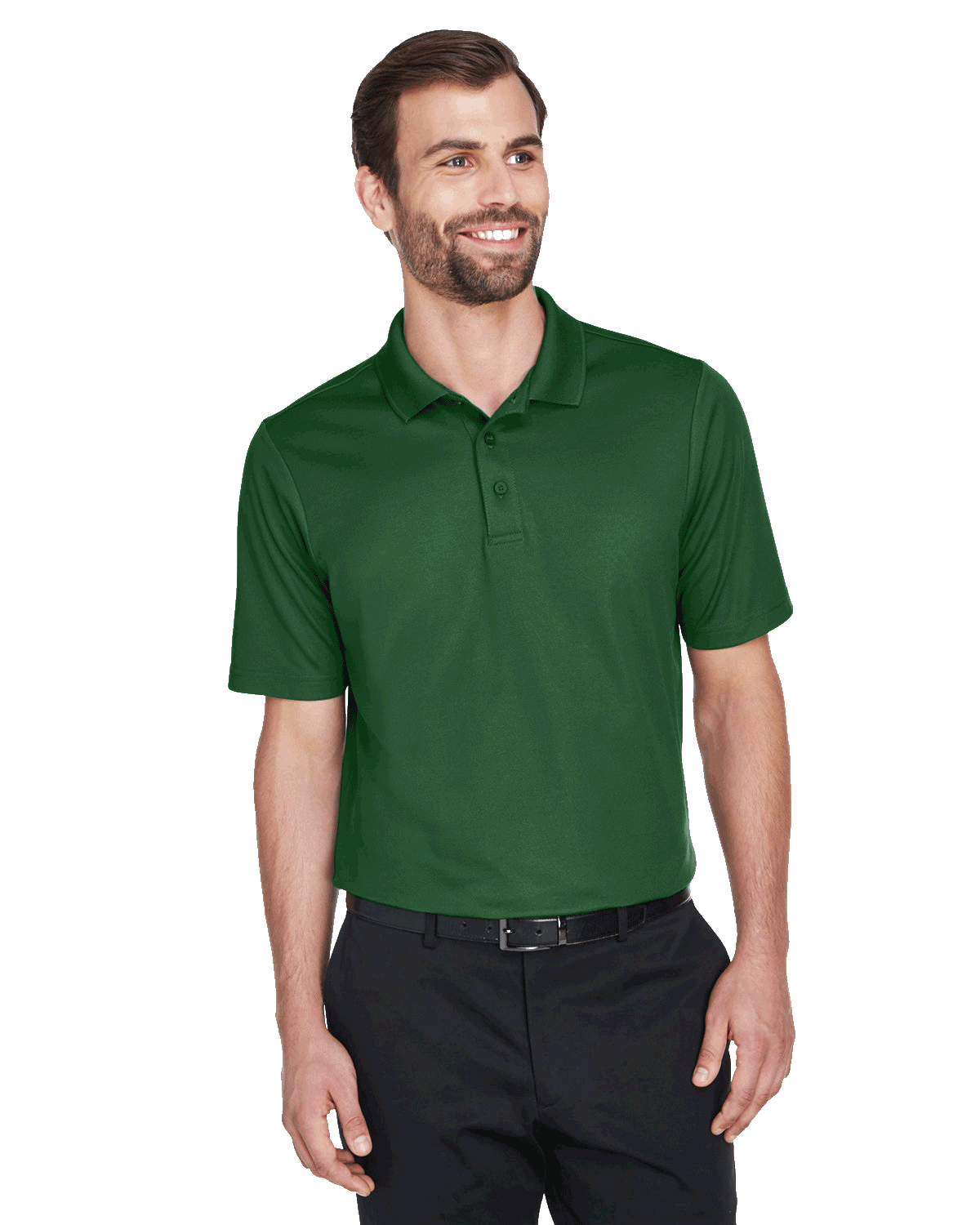 Devon & Jones CrownLux Performance Men's Plaited Polo