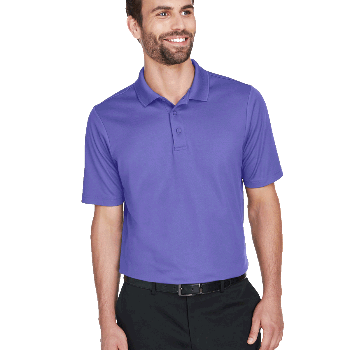 Devon & Jones CrownLux Performance Men's Plaited Polo