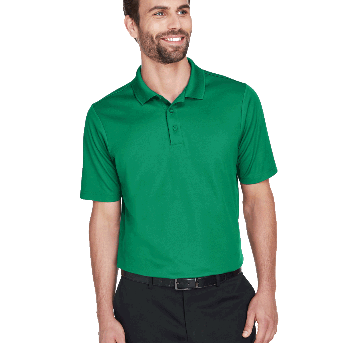 Devon & Jones CrownLux Performance Men's Plaited Polo