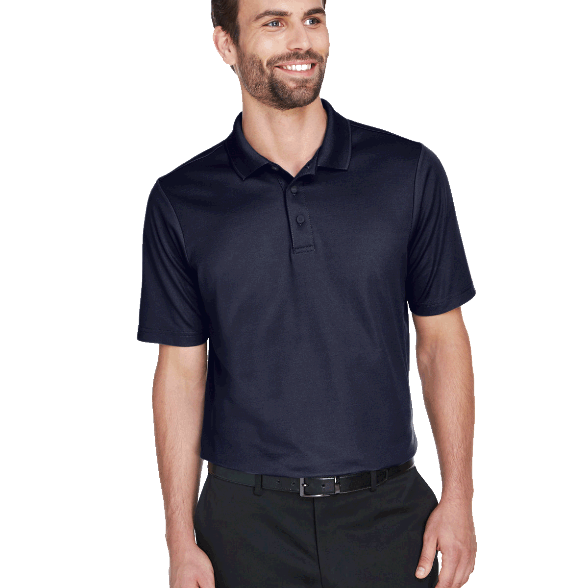 Devon & Jones CrownLux Performance Men's Plaited Polo