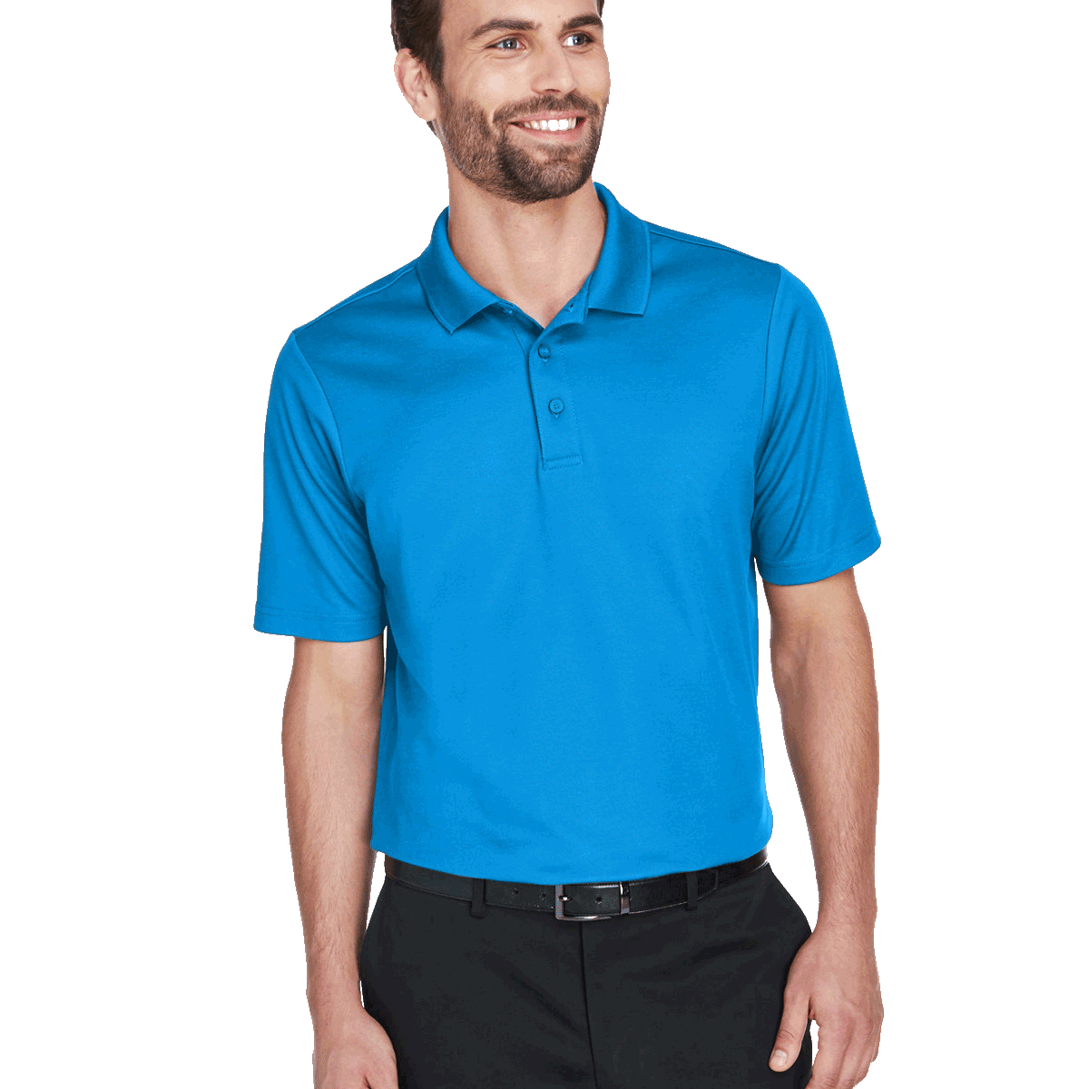 Devon & Jones CrownLux Performance Men's Plaited Polo