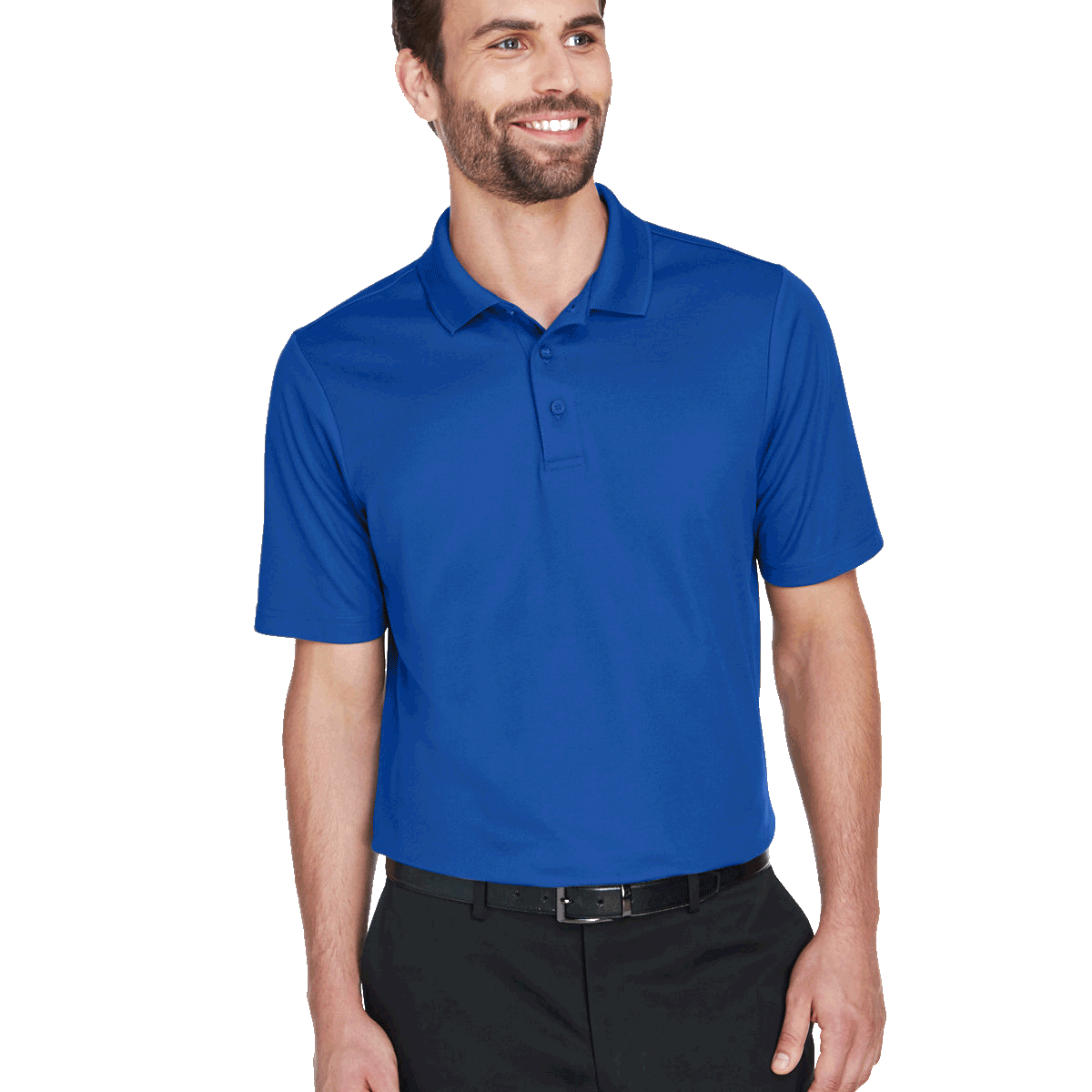 Devon & Jones CrownLux Performance Men's Plaited Polo