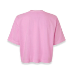 American Apparel - Women's Garment-Dyed Heavyweight Cropped Tee - 1302GD - Faded Powder Pink (Back)