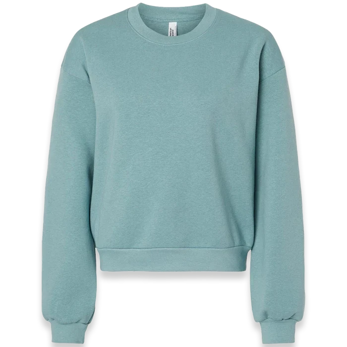 American Apparel - Women's ReFlex Fleece Crewneck Sweatshirt - RF494 - Arctic (Front)