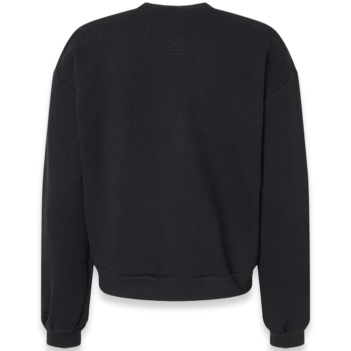 American Apparel - Women's ReFlex Fleece Crewneck Sweatshirt - RF494 - Black (Back)