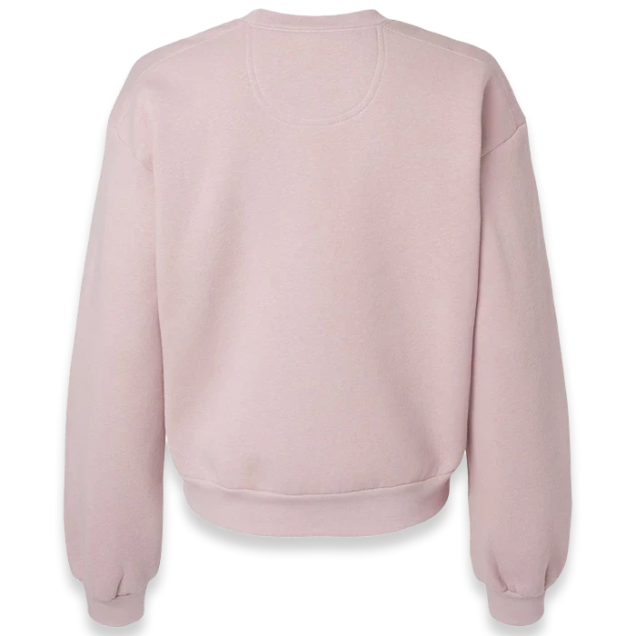 American Apparel - Women's ReFlex Fleece Crewneck Sweatshirt - RF494 - Blush (Back)