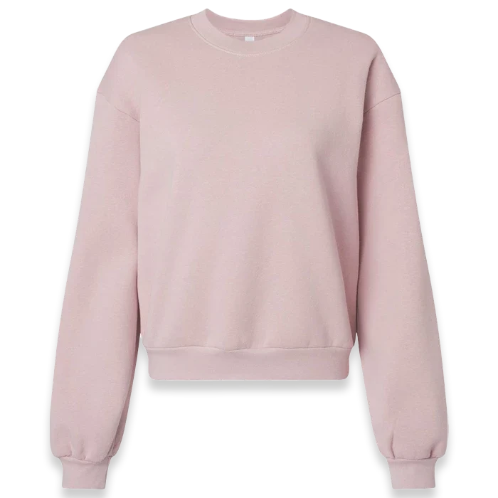 American Apparel - Women's ReFlex Fleece Crewneck Sweatshirt - RF494 - Blush (Front)