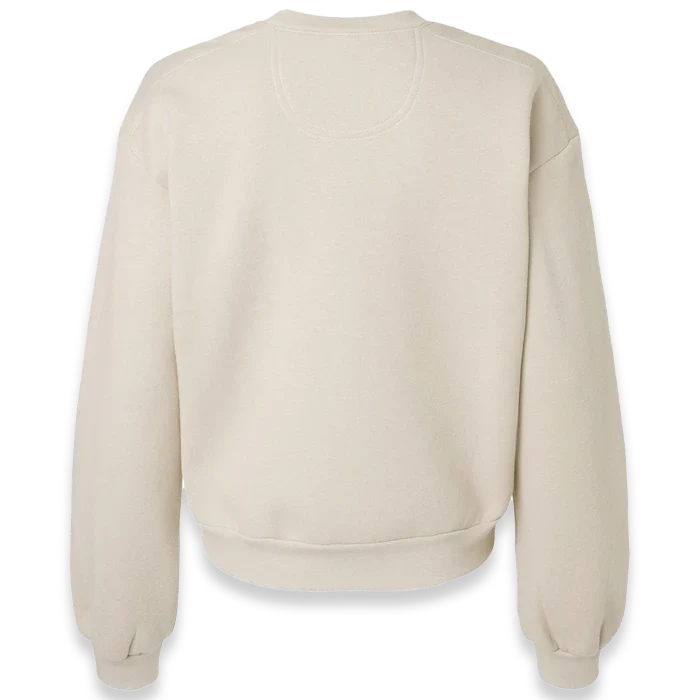 American Apparel - Women's ReFlex Fleece Crewneck Sweatshirt - RF494 - Bone (Back)