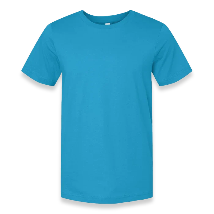 BELLA + CANVAS - Jersey Tee - 3001 - Aqua - Front view