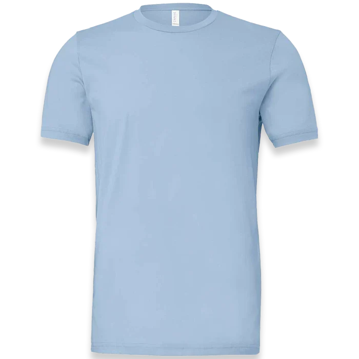 BELLA + CANVAS - Jersey Tee - 3001 - Baby Blue - Front view