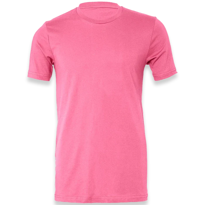 BELLA + CANVAS - Jersey Tee - 3001 - Charity Pink - Front view