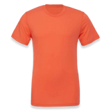 BELLA + CANVAS - Jersey Tee - 3001 - Coral - Front view