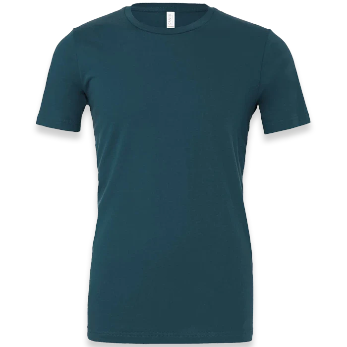 BELLA + CANVAS - Jersey Tee - 3001 - Deep Teal - Front view