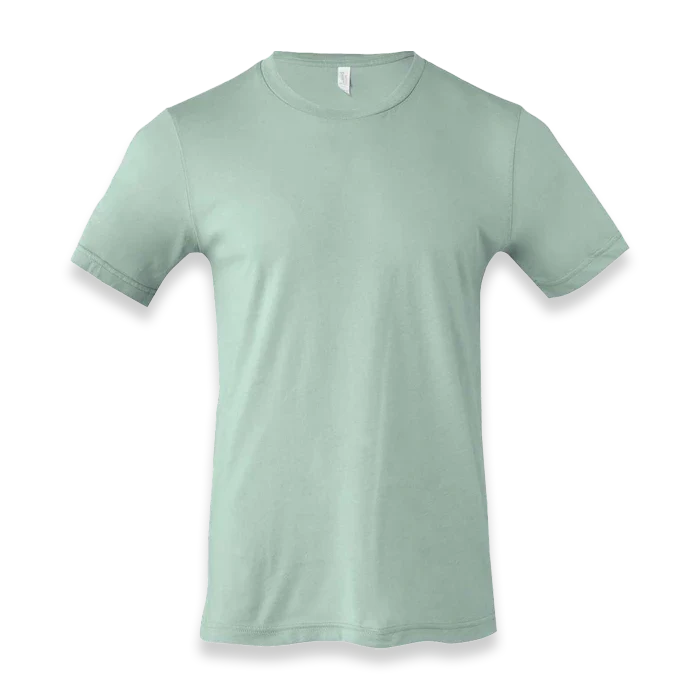 BELLA + CANVAS - Jersey Tee - 3001 - Dusty Blue - Front view