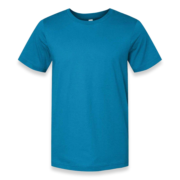 BELLA + CANVAS - Jersey Tee - 3001 - Electric Blue - Front view