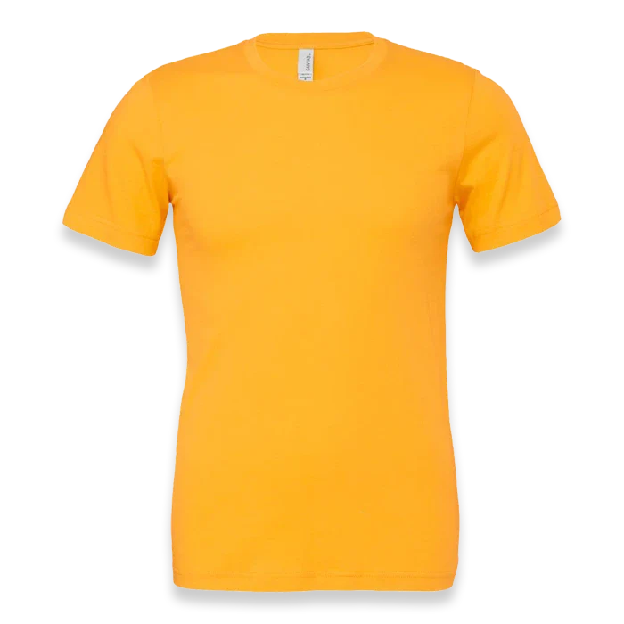BELLA + CANVAS - Jersey Tee - 3001 - Gold - Front view