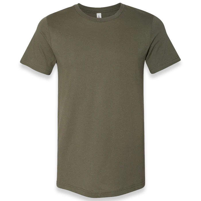 BELLA + CANVAS - Jersey Tee - 3001 - Military Green - Front view