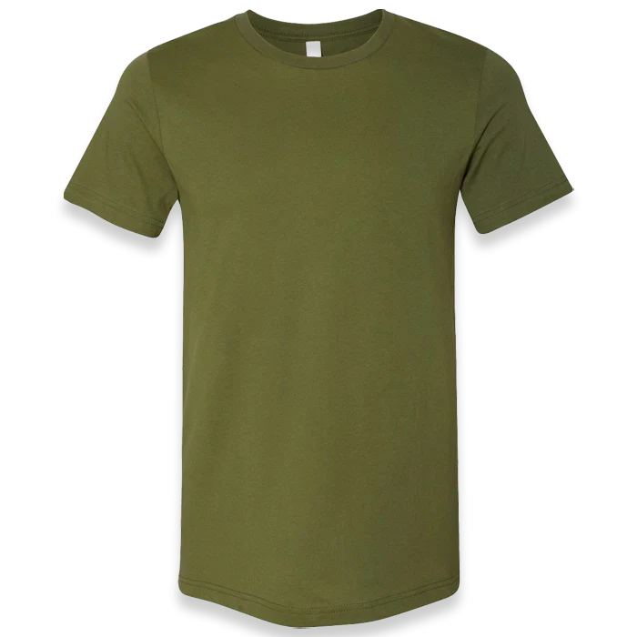 BELLA + CANVAS - Jersey Tee - 3001 - Olive - Front view