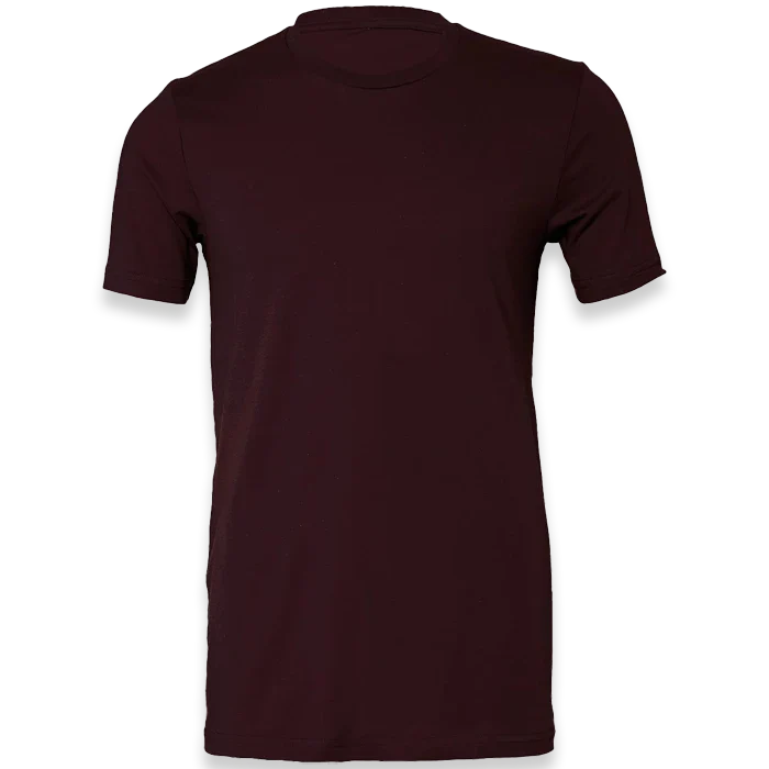 BELLA + CANVAS - Jersey Tee - 3001 - Oxblood Black - Front view