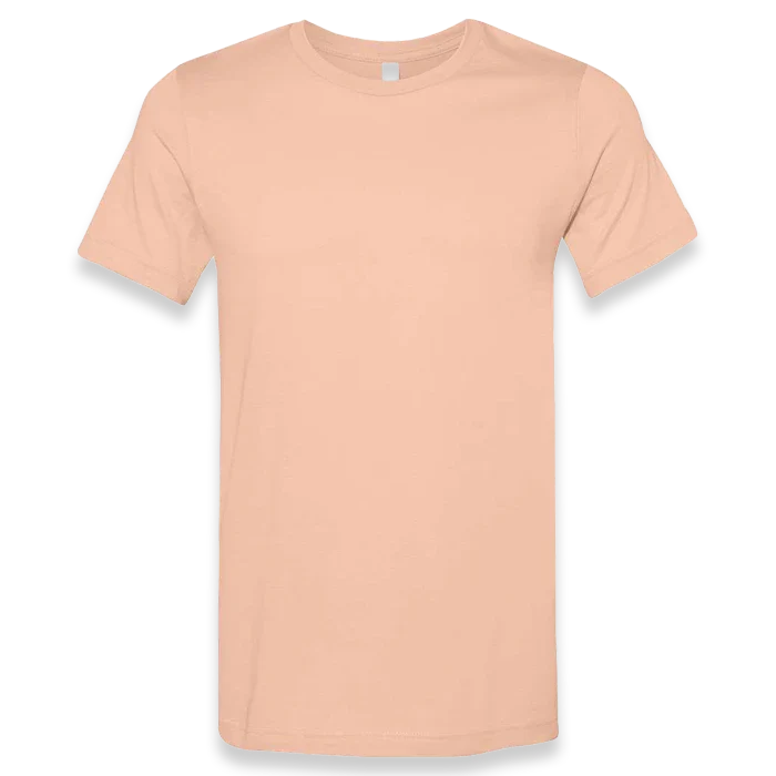 BELLA + CANVAS - Jersey Tee - 3001 - Peach - Front view