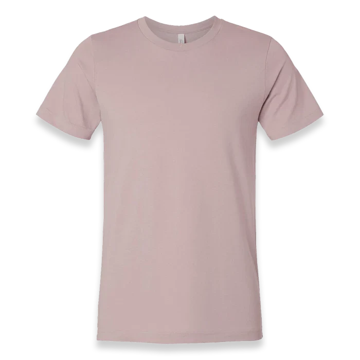 BELLA + CANVAS - Jersey Tee - 3001 - Pink Gravel - Front view