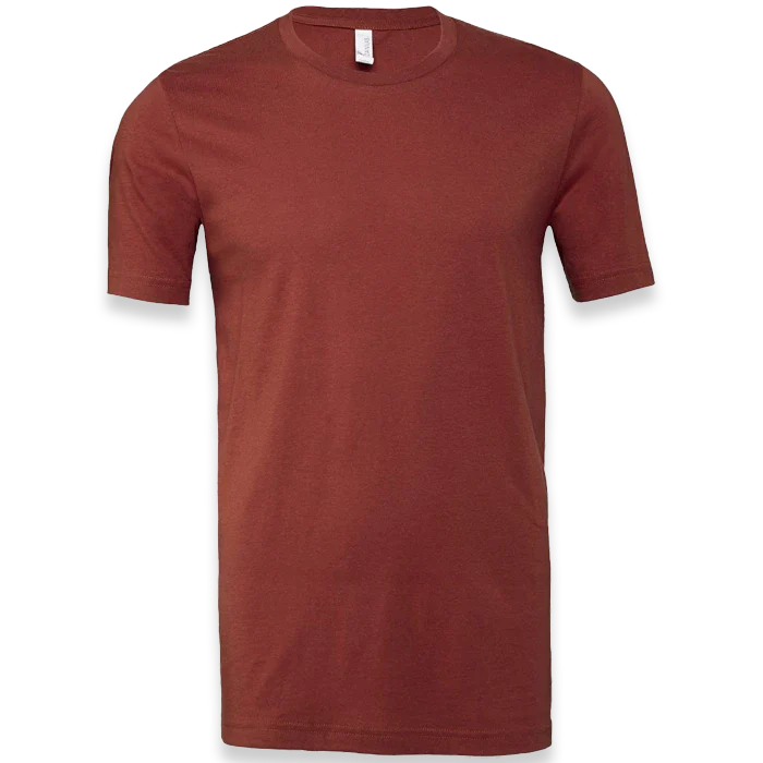 BELLA + CANVAS - Jersey Tee - 3001 - Rust - Front view