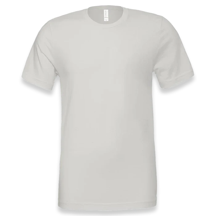 BELLA + CANVAS - Jersey Tee - 3001 - Silver - Front view