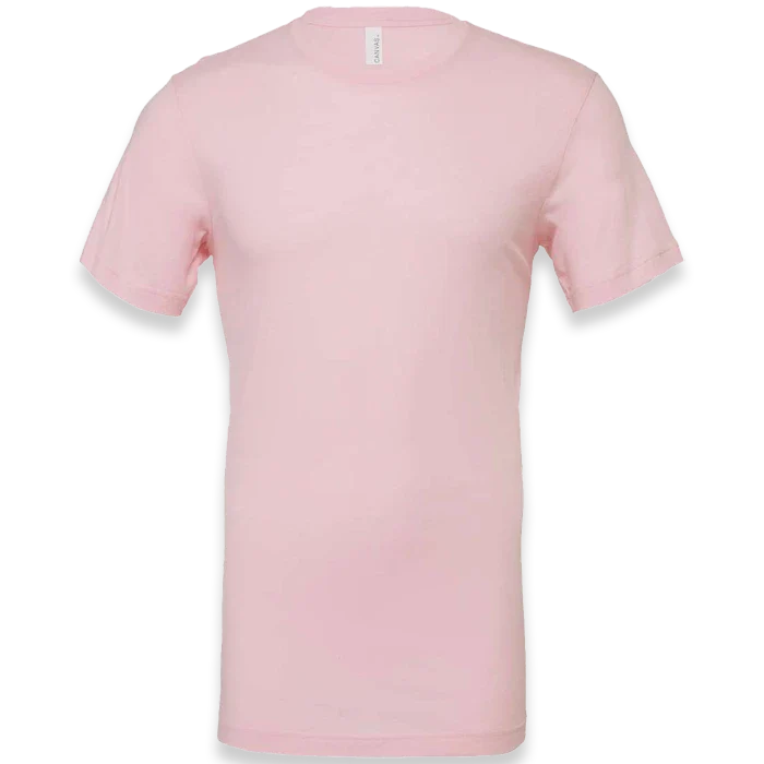 BELLA + CANVAS - Jersey Tee - 3001 - Soft Pink - Front view