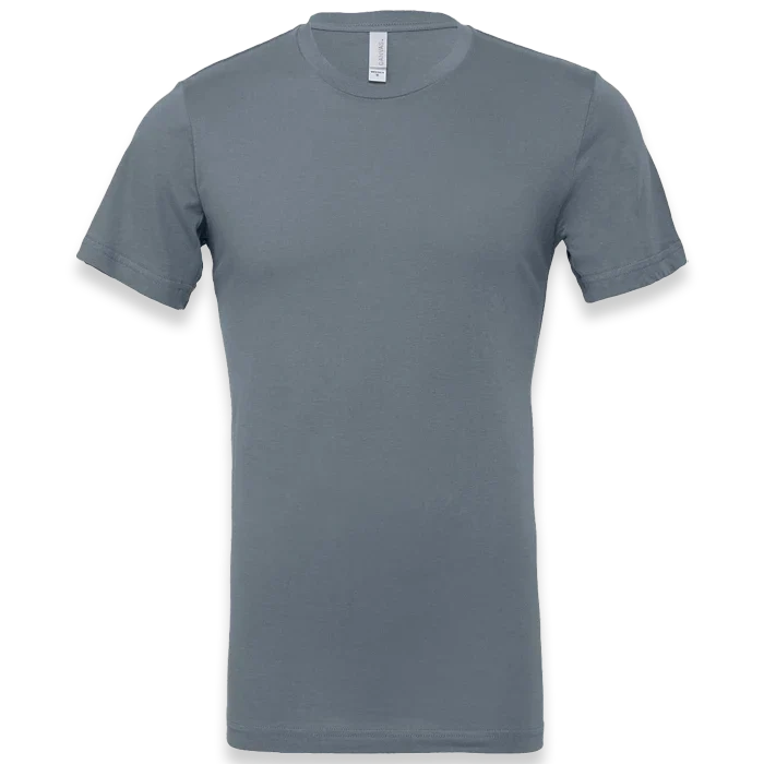BELLA + CANVAS - Jersey Tee - 3001 - Steel Blue - Front view