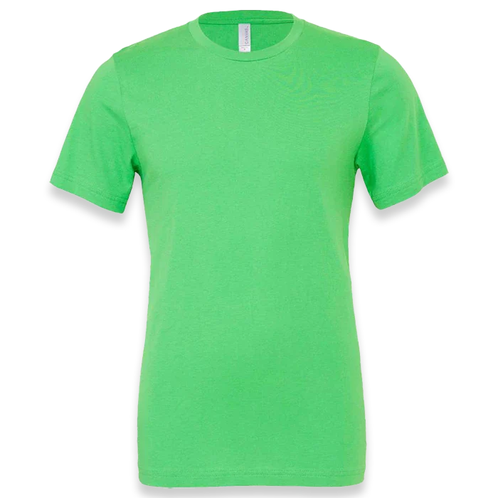 BELLA + CANVAS - Jersey Tee - 3001 - Synthetic Green - Front view