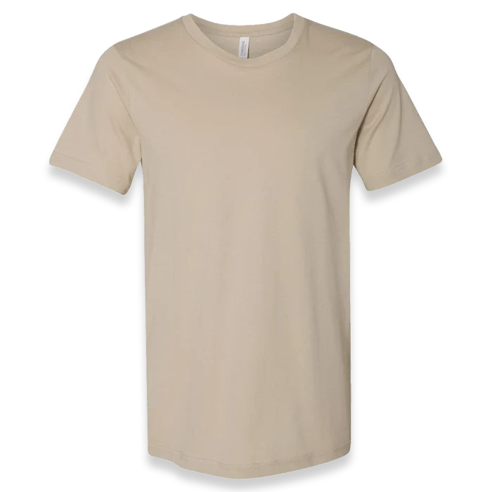 BELLA + CANVAS - Jersey Tee - 3001 - Tan - Front view