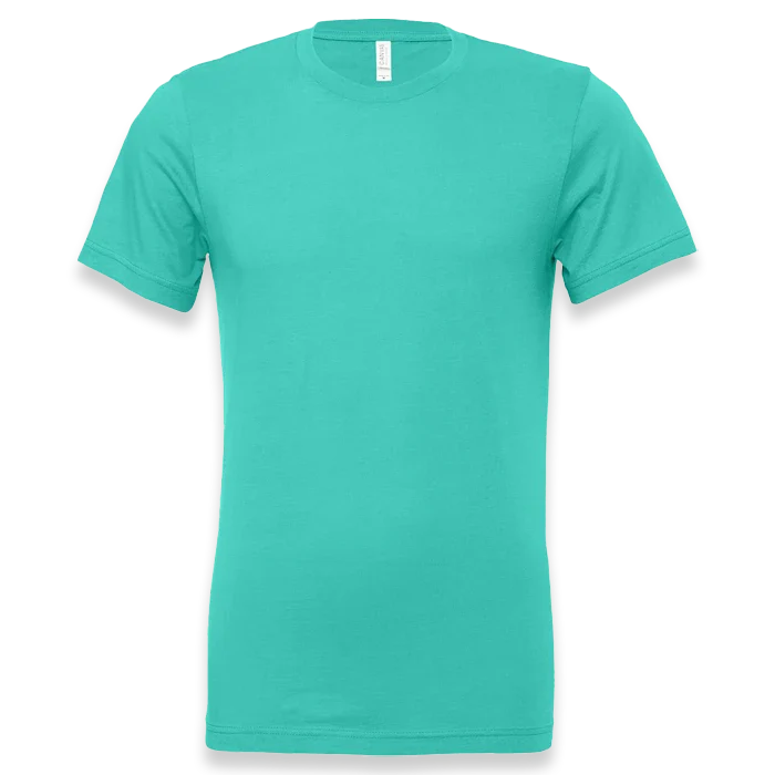 BELLA + CANVAS - Jersey Tee - 3001 - Teal - Front view