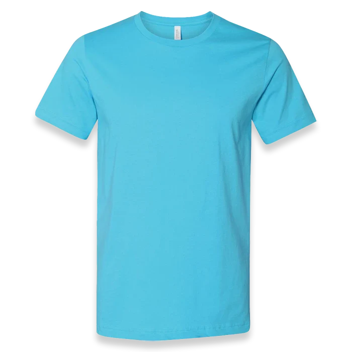 BELLA + CANVAS - Jersey Tee - 3001 - Turquoise - Front view