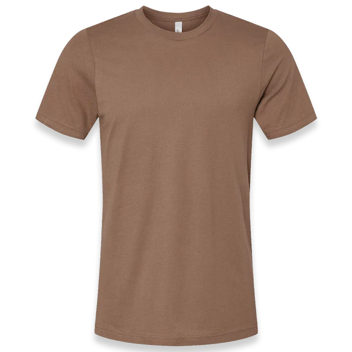 BELLA + CANVAS - Jersey Tee - 3001 - Vintage Brown - Front view