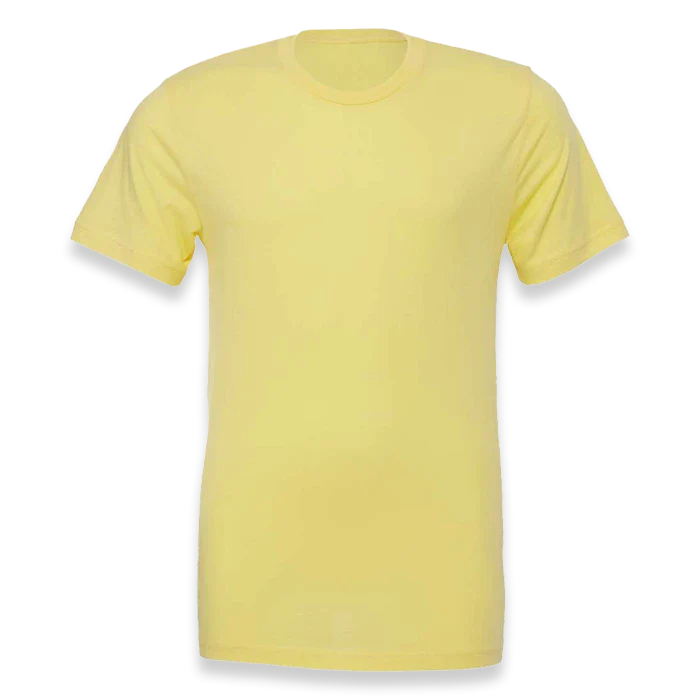 BELLA + CANVAS - Jersey Tee - 3001 - Yellow - Front view