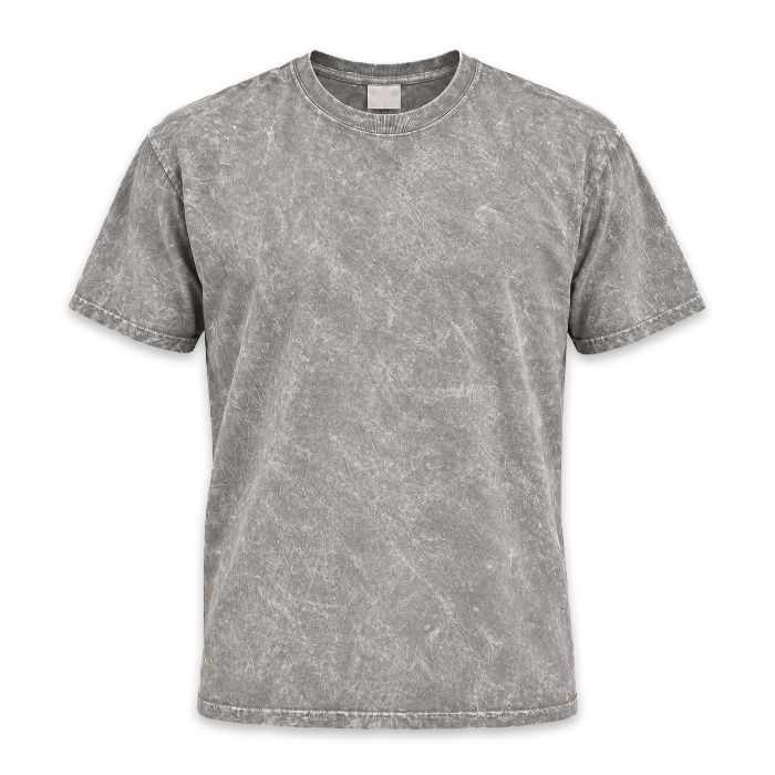 Colortone 1300 Mineral Grey mineral wash T-shirt, front view